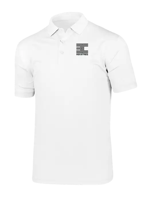 Callaway Vibrant Bright White Ventilated Polo w/3C Logo