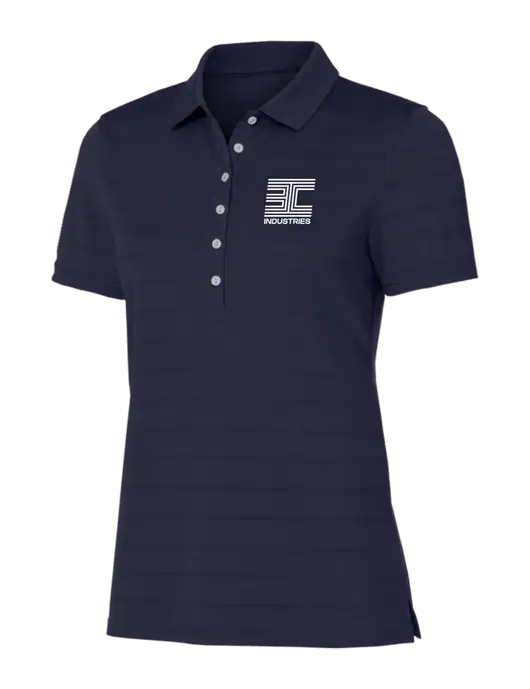 Callaway Womens Navy Ventilated Polo w/3C Logo