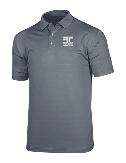 Callaway Vibrant Light Grey Ventilated Polo w/3C Logo