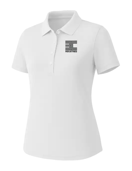 Callaway Womens Core Bright White Performance Polo w/3C Logo