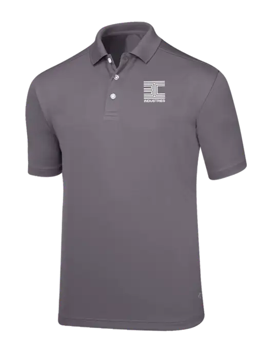 Callaway Core Medium Grey Performance Polo w/3C Logo