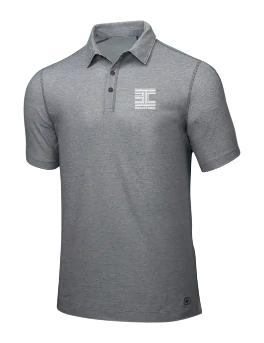 OGIO Medium Grey ONYX Polo w/3C Logo