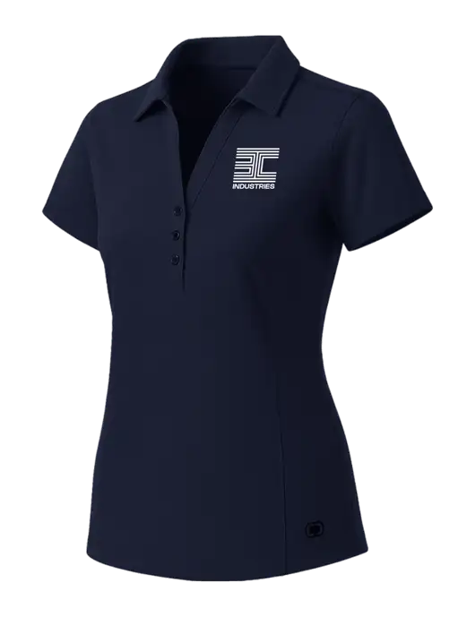 OGIO Womens Navy ONYX Polo w/3C Logo