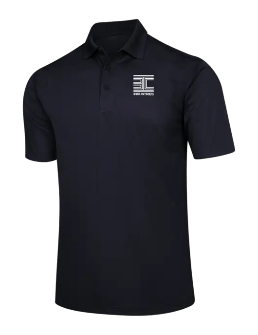 Black Micropique Sport-Wick Polo w/3C Logo