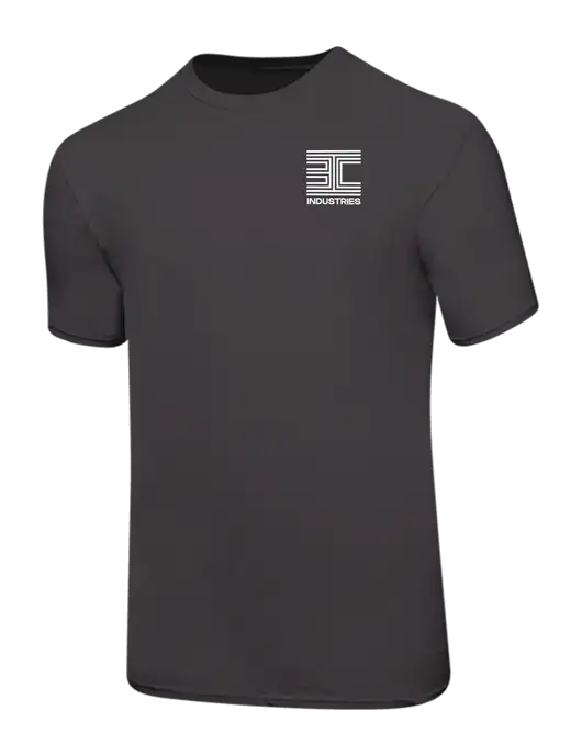 Ring Spun Charcoal 4.5 oz T-Shirt w/3C Logo