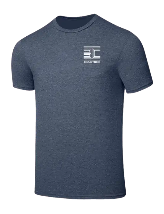 Seriously Soft Heathered Navy T-Shirt w/3C Logo