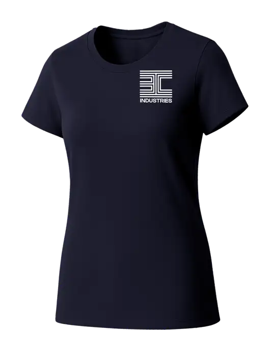 Womens Seriously Soft New Navy T-Shirt w/3C Logo