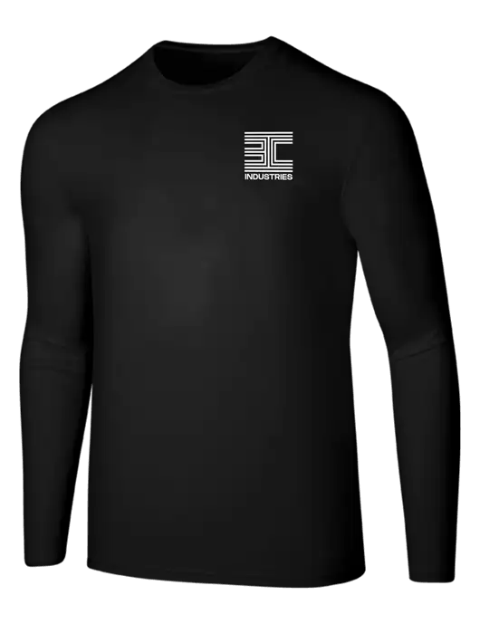 Seriously Soft Black Long Sleeve T-Shirt w/3C Logo