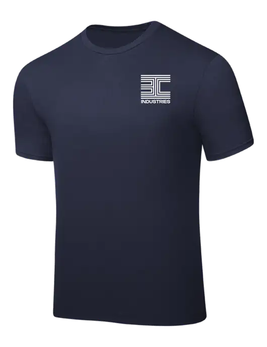 Navy PosiCharge Competitor Tee w/3C Logo