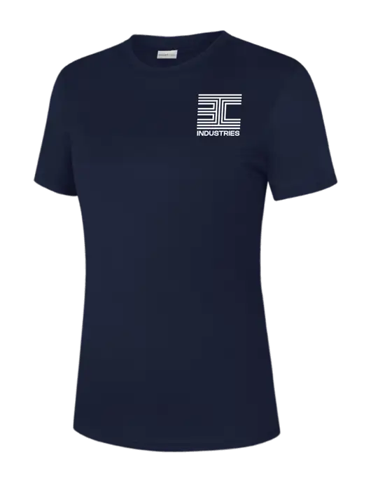 Womens Navy PosiCharge Competitor Tee w/3C Logo