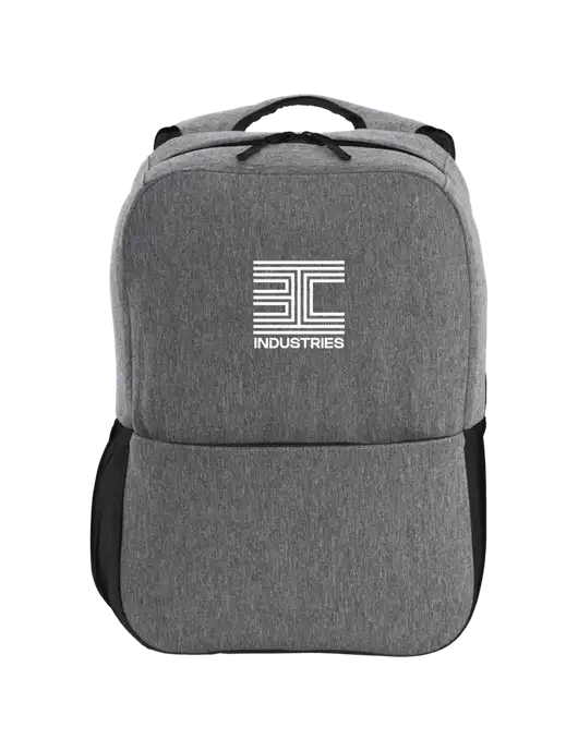 Access Square Laptop Graphite Heather/Black Backpack w/3C Logo