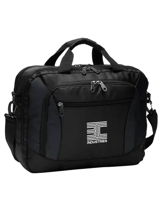 Commuter Black Laptop Briefcase w/3C Logo