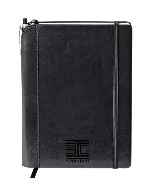 Fabrizio Black Journal 6.375 x 8.375 Combo w/3C Logo