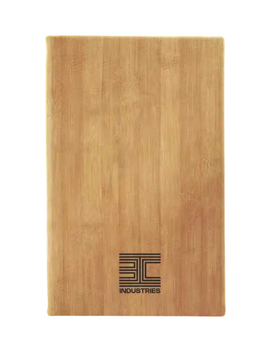 Bamboo Leatherette 5.25 x 8.25 Journal w/3C Logo