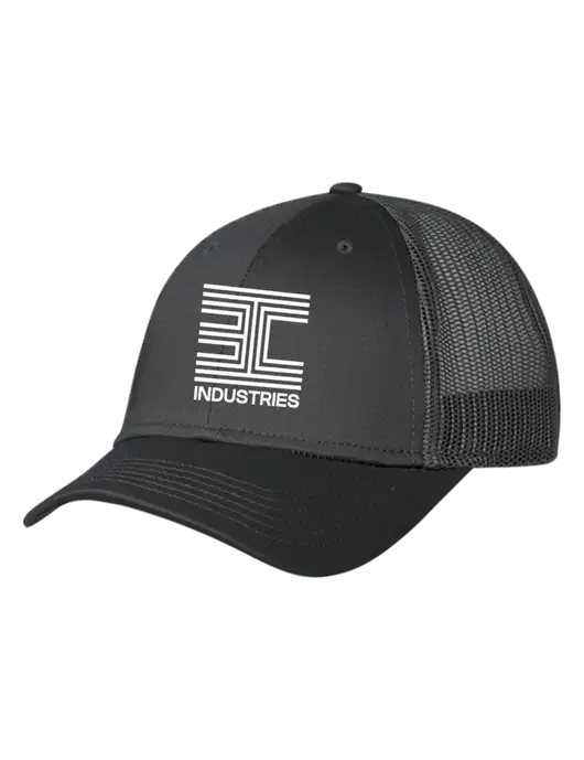 Charcoal Mesh Trucker Cap Snap Back w/3C Logo