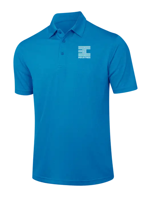 Sapphire Blue Heather Contender Polo w/3C Logo