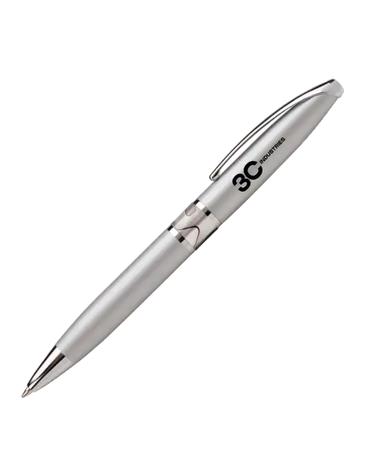 Illusion Silver Pen - Black Ink w/3C Industries Logo