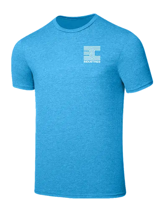 Seriously Soft Heathered Sapphire Blue T-Shirt w/3C Logo