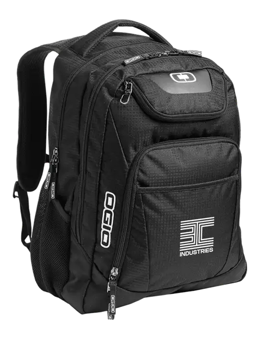 OGIO Black/Silver Excelsior Laptop Backpack w/3C Logo