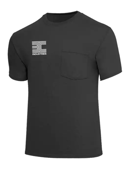 Core Blend Charcoal Grey Pocket T-Shirt w/3C Logo