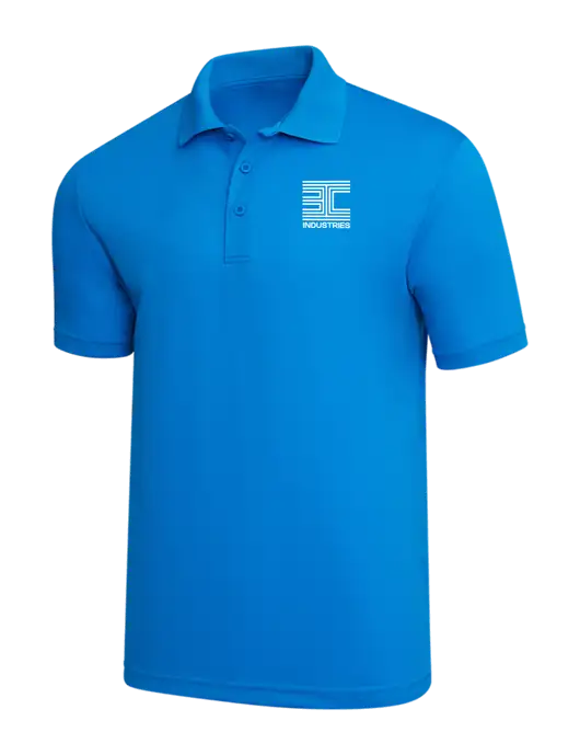 Sapphire Blue PosiCharge RacerMesh Polo w/3C Logo