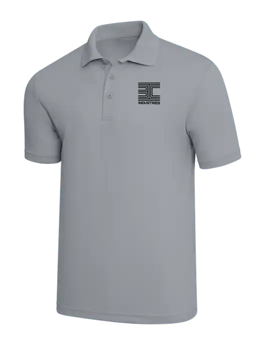 Light Grey PosiCharge RacerMesh Polo w/3C Logo