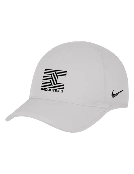 Nike White Featherlight Cap w/3C Logo