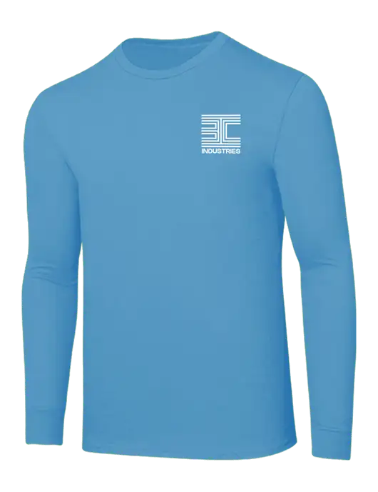 Core Blend Light Sapphire Blue Long Sleeve Tee w/3C Logo