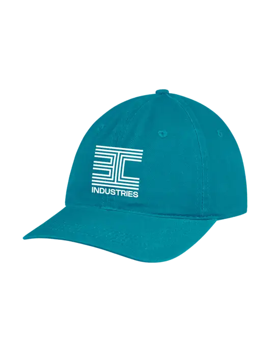 Garment Washed Unstructured Twill Sapphire Cap w/3C Logo