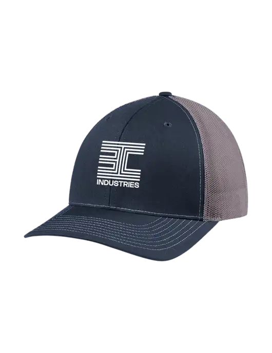 Richardson Adjustable Snapback Original 112 Trucker Cap Navy w/Charcoal Mesh w/3C Logo