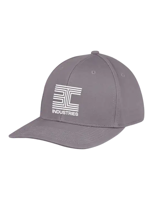 Premium Modern Structured Twill Charcoal Snapback Cap w/3C Logo