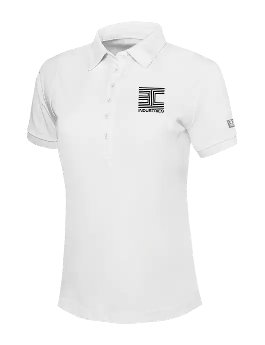 OGIO Womens Bright White Jewel Polo w/3C Logo