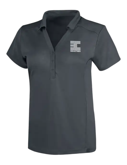 OGIO Dark Grey Womens Framework Polo w/3C Logo