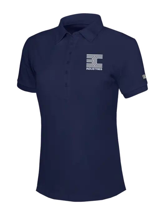 OGIO Womens Navy Jewel Polo w/3C Logo