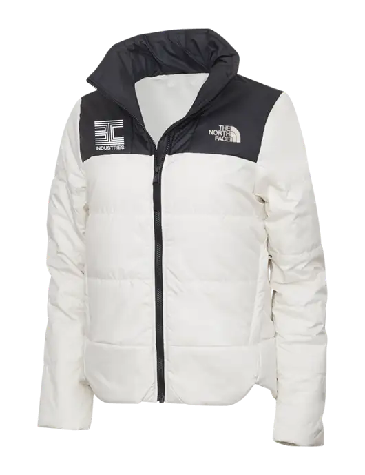 North Face Womens Vintage White Everyday Insulated Jacket w/3C Logo
