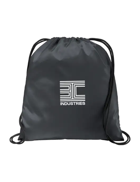 Drawstring  Graphite Grey Cinch Pack w/3C Logo