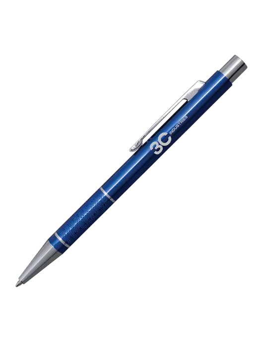 St George Blue Pen - Blue Ink w/3C Industries Logo