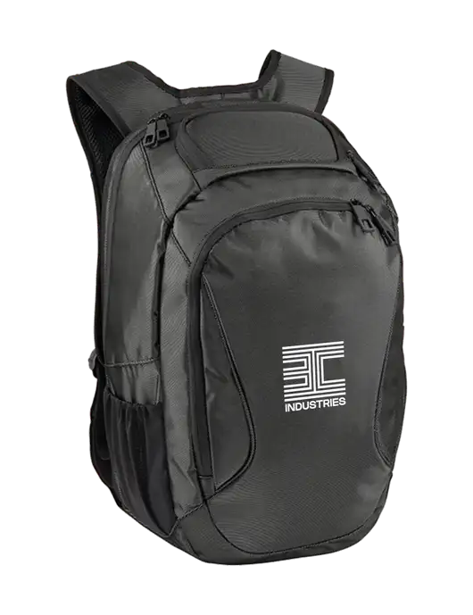 Stealth Dark Grey/Black Laptop Backpack w/3C Logo
