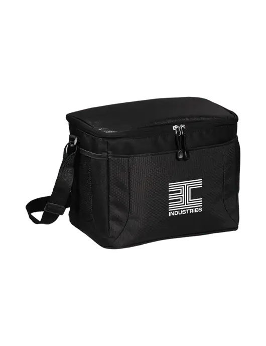 12 Can Black/Black Cube Cooler  w/3C Logo