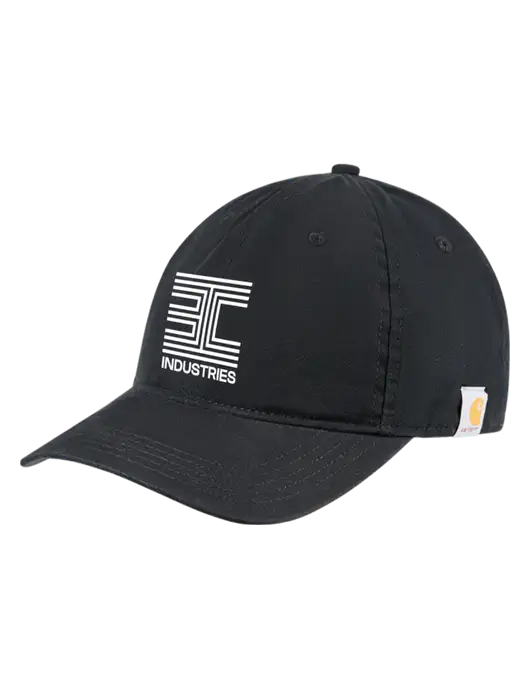 Carhartt Black Cotton Canvas Cap w/3C Logo