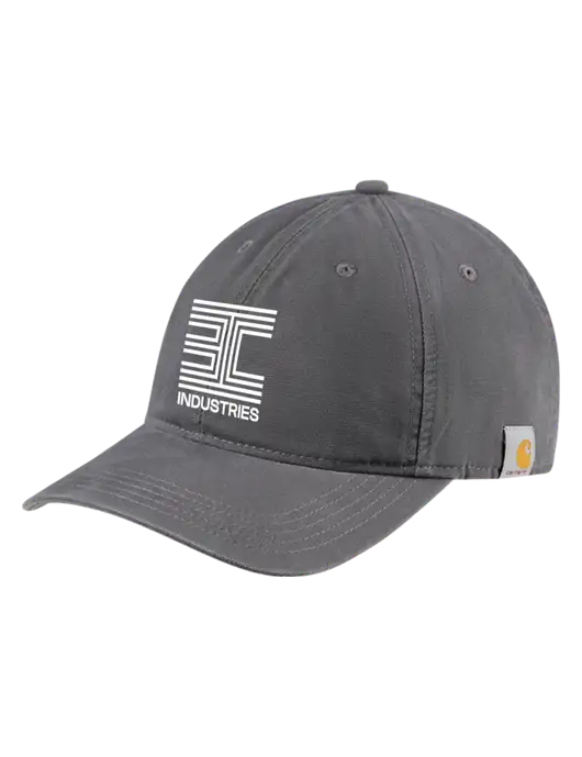Carhartt Dark Grey Cotton Canvas Cap w/3C Logo