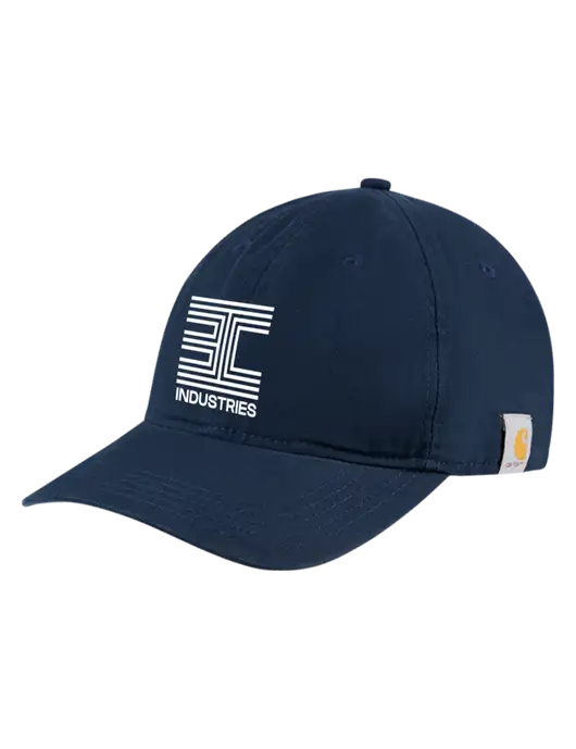 Carhartt Navy Cotton Canvas Cap w/3C Logo