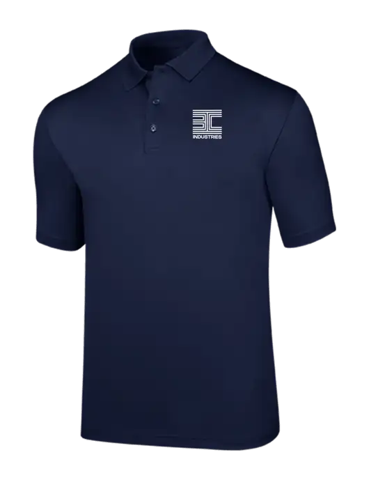 Callaway Opti-Dri Navy Chev Polo w/3C Logo