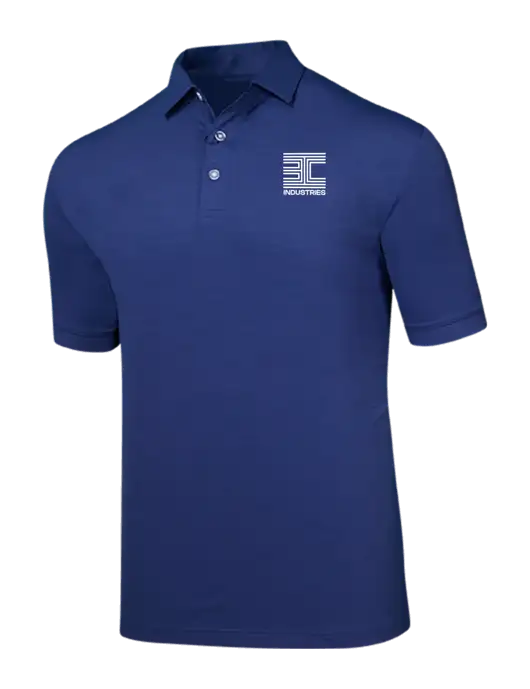 Callaway Navy Fashion Tonal Polo w/3C Logo