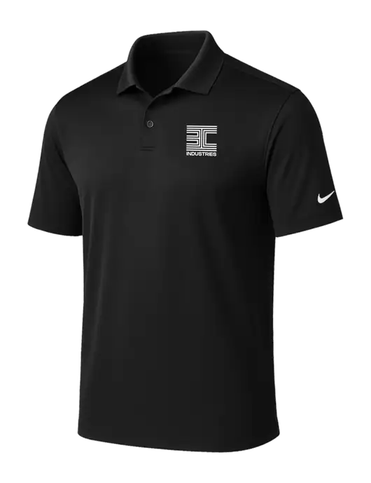 NIKE Black Victory Solid Polo w/3C Logo