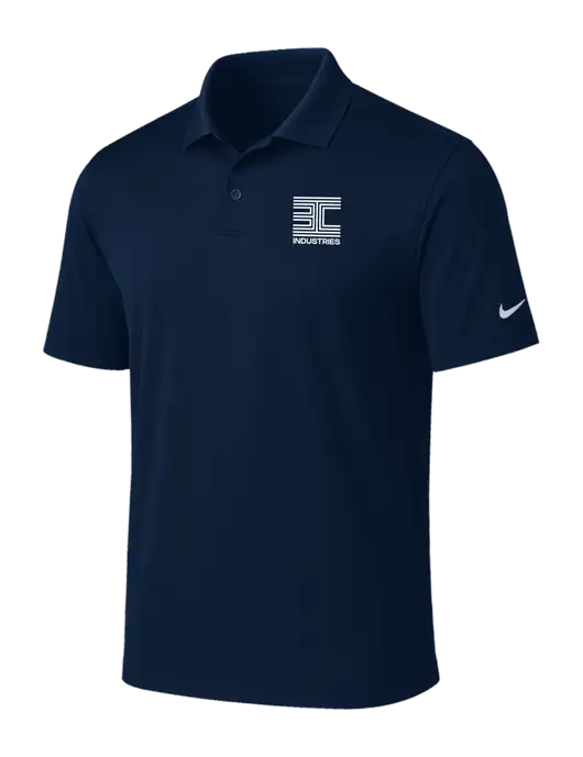 NIKE Navy Victory Solid Polo w/3C Logo