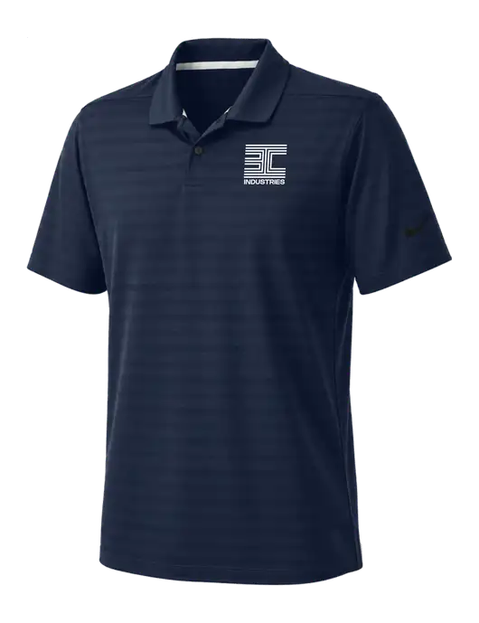 Nike Navy Dri-FIT Vapor Jacquard Polo w/3C Logo