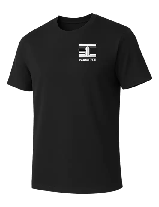 Allmade Deep Black Organic Cotton Tee w/3C Logo