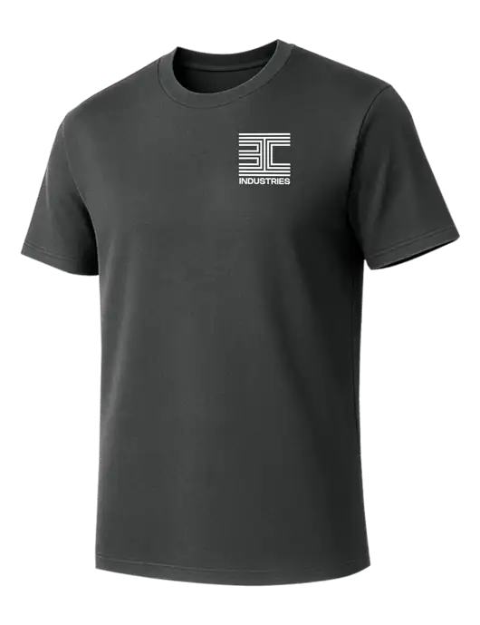 Allmade Charcoal Grey Organic Cotton Tee w/3C Logo