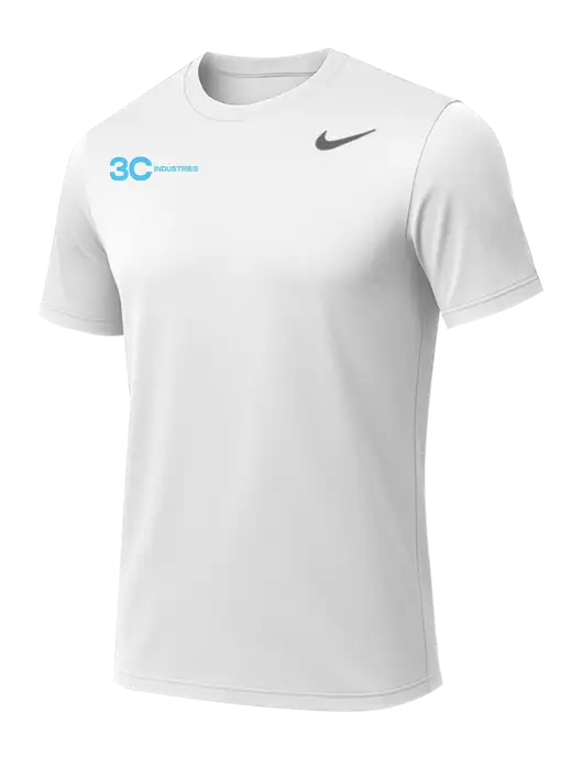Nike Team rLegend White T-Shirt w/3C Industries Logo